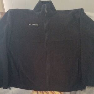 Columbia Black Performance Jacket Full-Zip Fleece